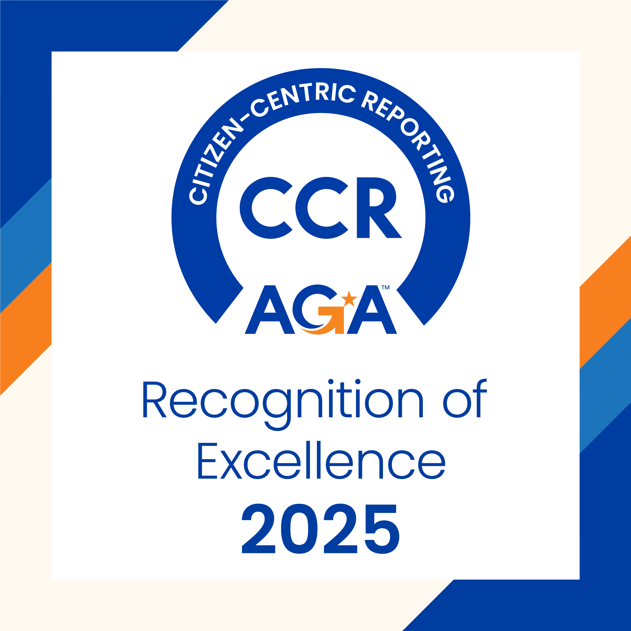 Recognition of Excellence – Citizen Centric Report