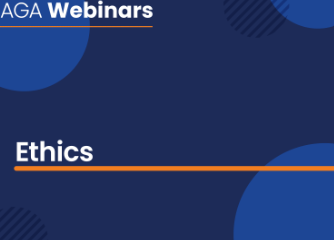 AGA Webinar on Ethics – Save the Date