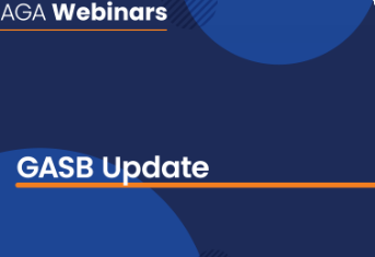 Save the Date: AGA Webinar on GASB Update